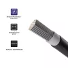 Saulės kabelis QOLTEC 53851 4 mm² 100 m juodas
