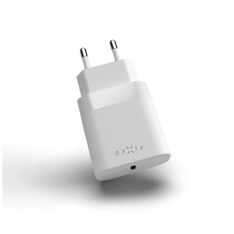Kelioninis įkroviklis FIXED FIXC20N-C-WH 20W USB-C kompaktiškas tinklo adapteris