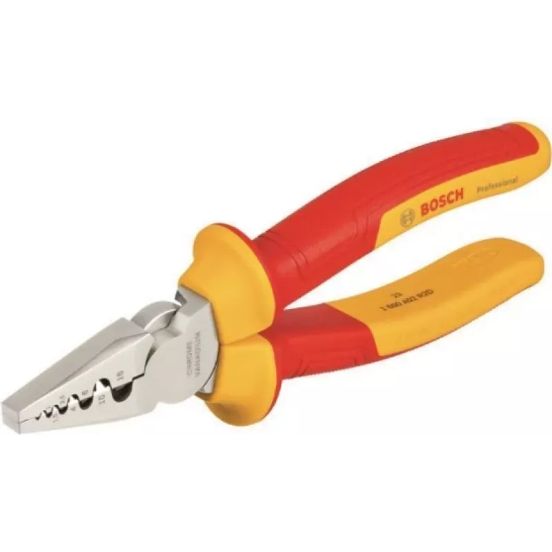 Bosch VDE užspaudimo replės 180 mm 1600A02NE6 (1600A02NE6)