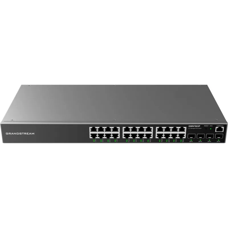 Valdomas L2+ Gigabit Ethernet jungiklis Grandstream GWN7803P