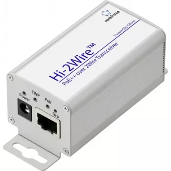Renkforce RF-6861940 PoE++ per 2 laidų siųstuvas-imtuvas 2 laidų diapazonas maks. 300 m 1 vnt. 100 (RF-6861940)