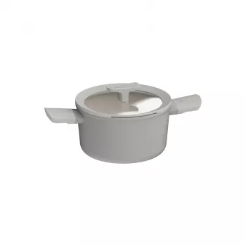 BergHOFF 3950428 sriubos puodas, 3,1 l, pilkas, aliuminis