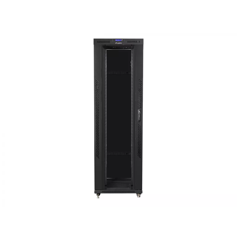 Lanberg FF01-8242-12BL spinta stovui 42U laisvai pastatoma stelažas juodas