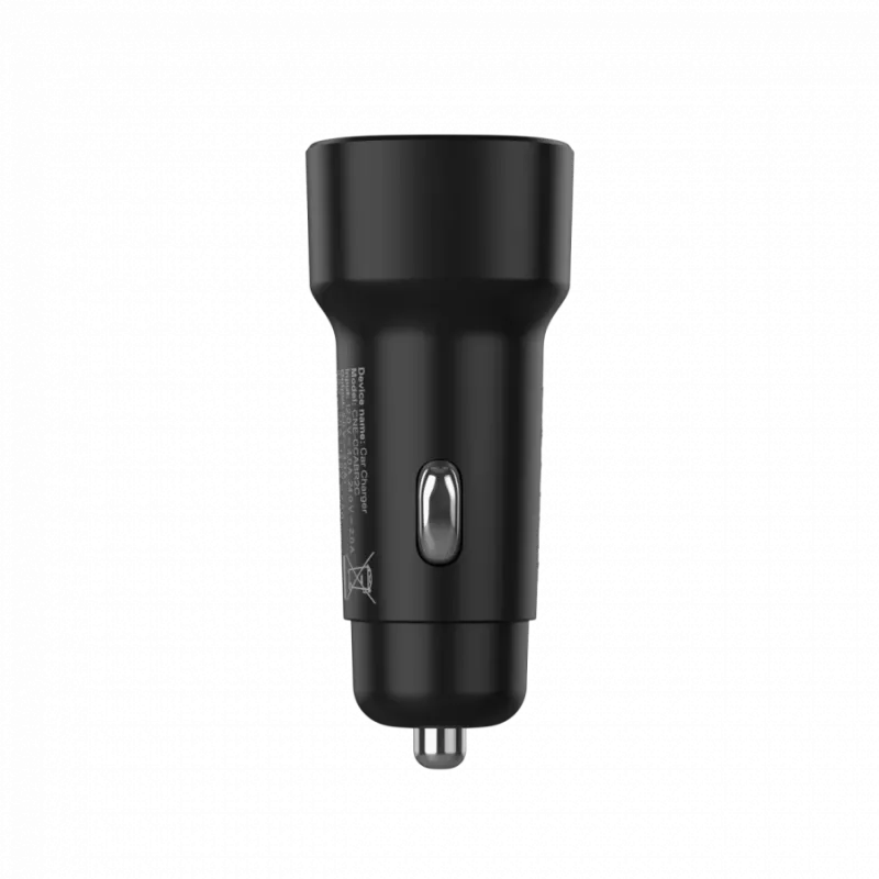 Automobilinis įkroviklis CANYON OnDrive 30 PD 30W USB-C juodas — automobilinis USB-C maitinimo adapteris 30W PD