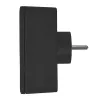 Maitinimo skirstytuvas MACLEAN MCE249 F/B — 2 kintamosios srovės lizdai (16A + 6A) su 2×USB-A ir 2×USB-C PD 20W, EU kištukas, juodas
