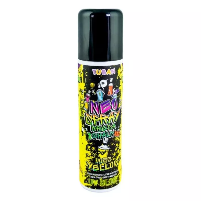 Tuban NEO CHALK SPRAY Geltona 150 ml Rašymo spalvos Geltona