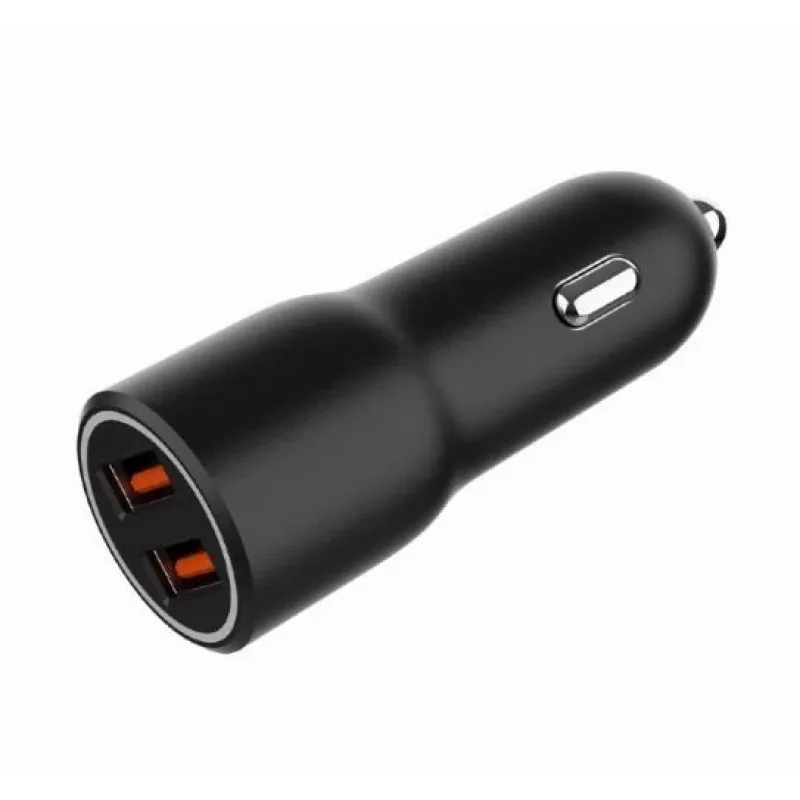 Automobilinis išmaniojo telefono įkroviklis Gembird TA-UC-A2QC36-CAR-01, 36 W, 12–24 V, cigarečių degiklis, juodas