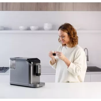 Espreso aparatas Taurus Accento Latte visiškai automatinis, įmontuotas malūnėlis, 1,5 L vandens bakelis, kavos pupelių įvedimas