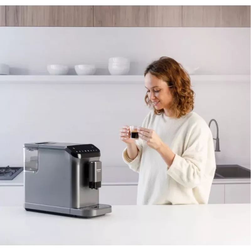 Espreso aparatas Taurus Accento Latte visiškai automatinis, įmontuotas malūnėlis, 1,5 L vandens bakelis, kavos pupelių įvedimas
