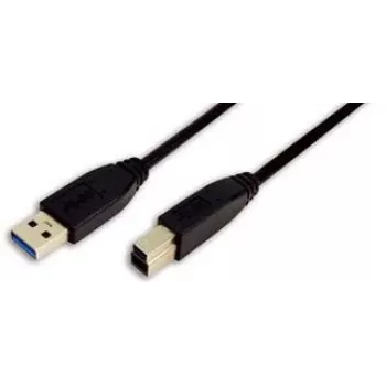 Logilink - USB kabelis - 9 kontaktų USB A tipo (V) - 9 kontaktų USB B tipo (V) - 3 m (USB 3.0) (CU0025)