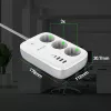 Maitinimo lizdas Tellur TLL331521 išmanusis WiFi maitinimo lizdas su 3 lizdais, PD 30W, QC 18W