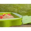 Smėlio dėžė Simba‑Dickie BIG 800056733, plastikinė, 1380×1380 mm, įmontuoti suolai, žalia