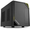 PC korpusas Sharkoon SHARK ZONE C10 Mini-ITX, juoda, geltona