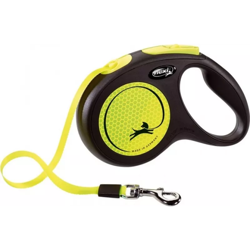 FLEXI nauja Neon M - ištraukiamas pavadėlis - 5 m