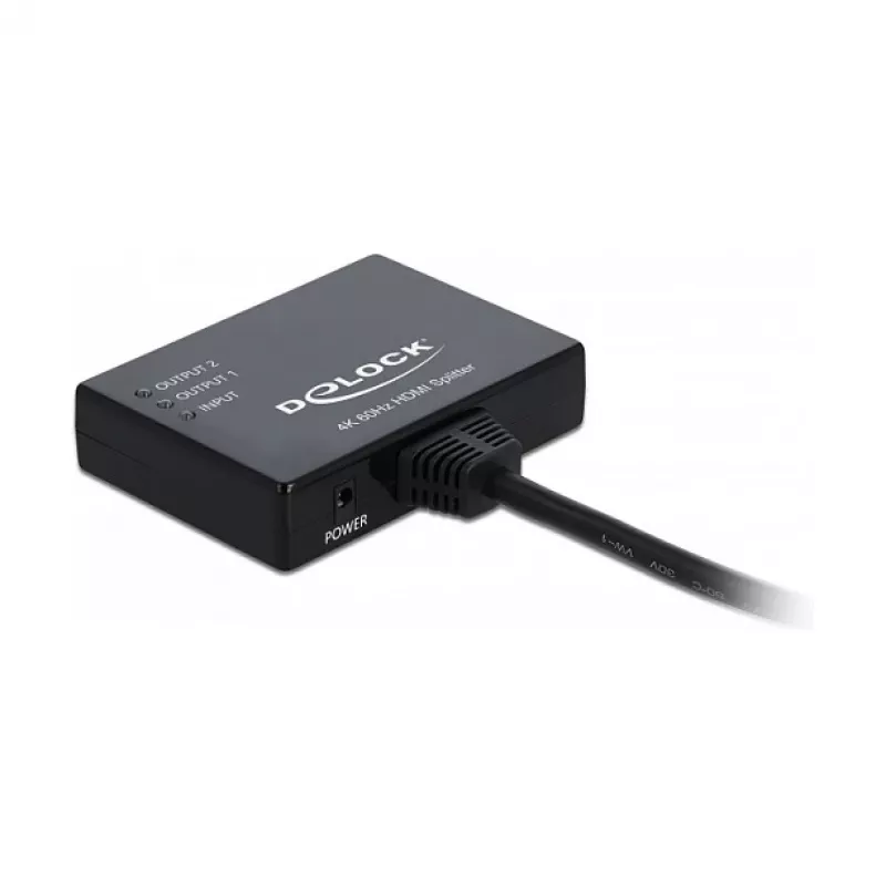 DELOCK HDMI skirstytuvas 1 x HDMI įvestis > 2 x HDMI išvestis 4K 60 Hz