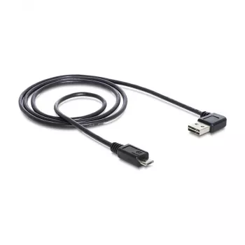 USB laidas DeLOCK 1m USB 2.0 A - micro-B m/m juodas