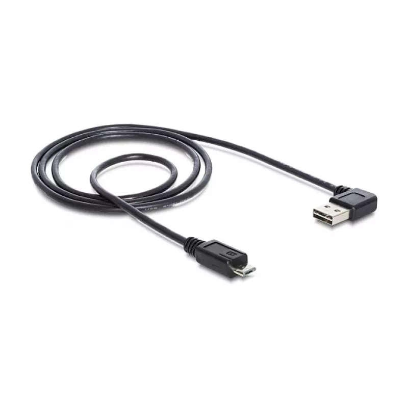 USB laidas DeLOCK 1m USB 2.0 A - micro-B m/m juodas