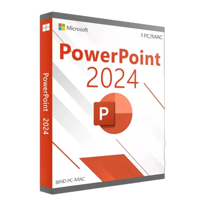 Microsoft PowerPoint 2024 BIND PC/MAC