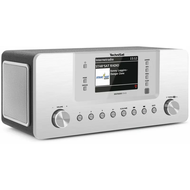 TechniSat DigitRadio 574 IR - Audiosystem - 2 x 5 Watt - Sidabrinė (0001/2951)