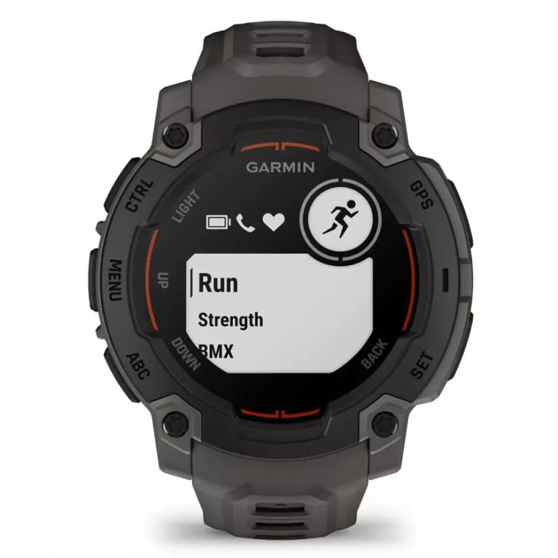 Garmin Instinct E 2,29 cm (0,9 inch) MIP 45 mm Skaitmeninis 176 x 176 pikseliai Juodas GPS (palydovas)