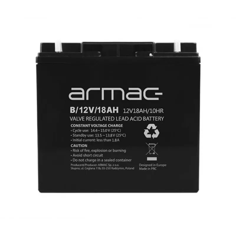 Universali gelio baterija, skirta UPS Armac B/12V/18Ah