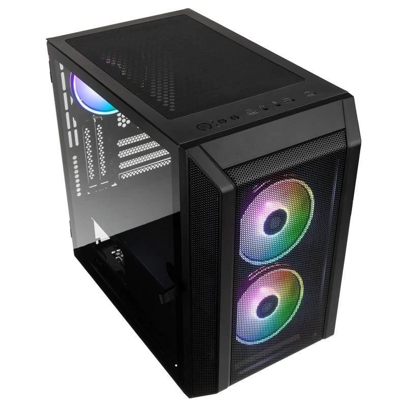 Kolink Citadel Mesh RGB Micro-ATX korpusas – juodas