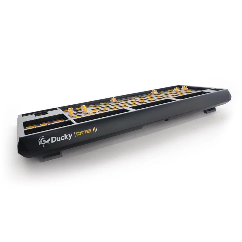 Ducky One 3 Hot-Swap Barebone TKL klaviatūra žaidimams USB JAV anglų Juoda