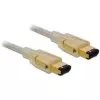 FireWire A/A laidas DeLOCK 3.0 m pilkas