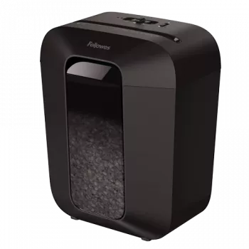 Fellowes Powershred LX41 popierinis smulkintuvas, dalelių pjovimas, juodas