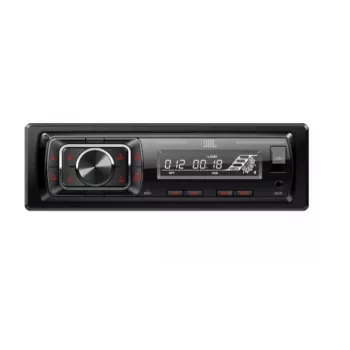 Automobilinis imtuvas JBL Celebrity 150 su USB ir AUX įvestimi, vieno DIN dydžio įmontuojamas automobilio stereogrotuvas