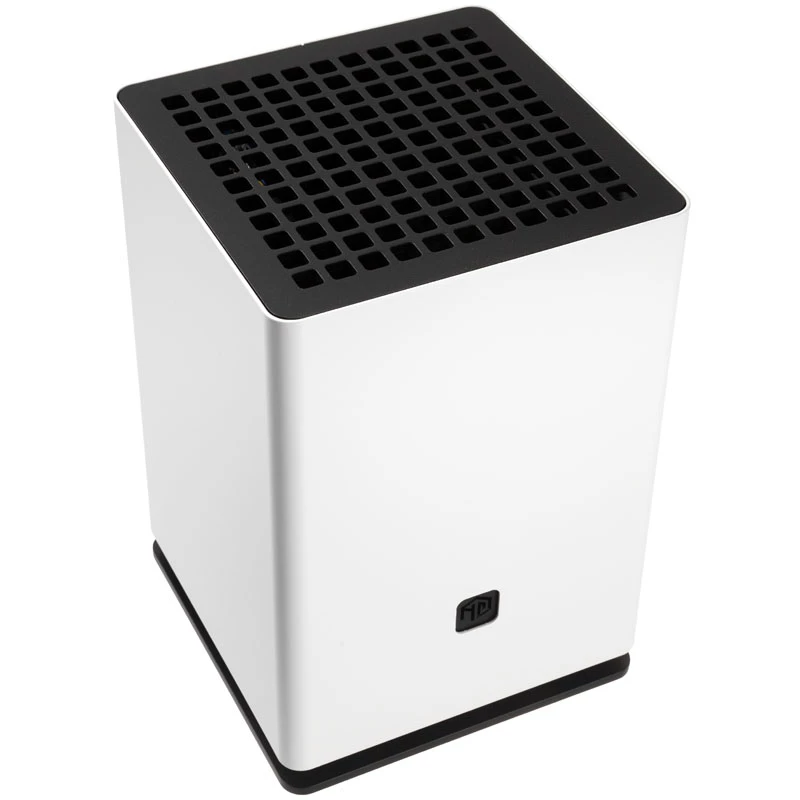 HGC Osmi 3.1 aliuminio Mini-ITX korpusas – baltas