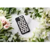Išmaniojo telefono dėklas iKins, skirtas iPhone 11 Pro Max, juodo piramidės dizaino, apsauginis kietas apvalkalas
