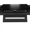 Kamino tipo virtuvės gartraukis AKPO WK-4 NERO 2.0 50, 500 mm, maks. 300 m³/h, LED, T300 anglies filtras