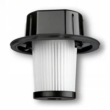 HEPA H12 filtras, skirtas Karcher cilindriniams dulkių siurbliams, suderinamas atsarginis (MPN 2.863-301.0), juodas technopolimeras, 1 vnt.