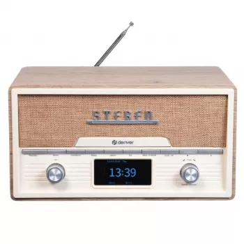 Asmeninis CD grotuvas Denver MDA-525LW Wood 10W DAB+ FM