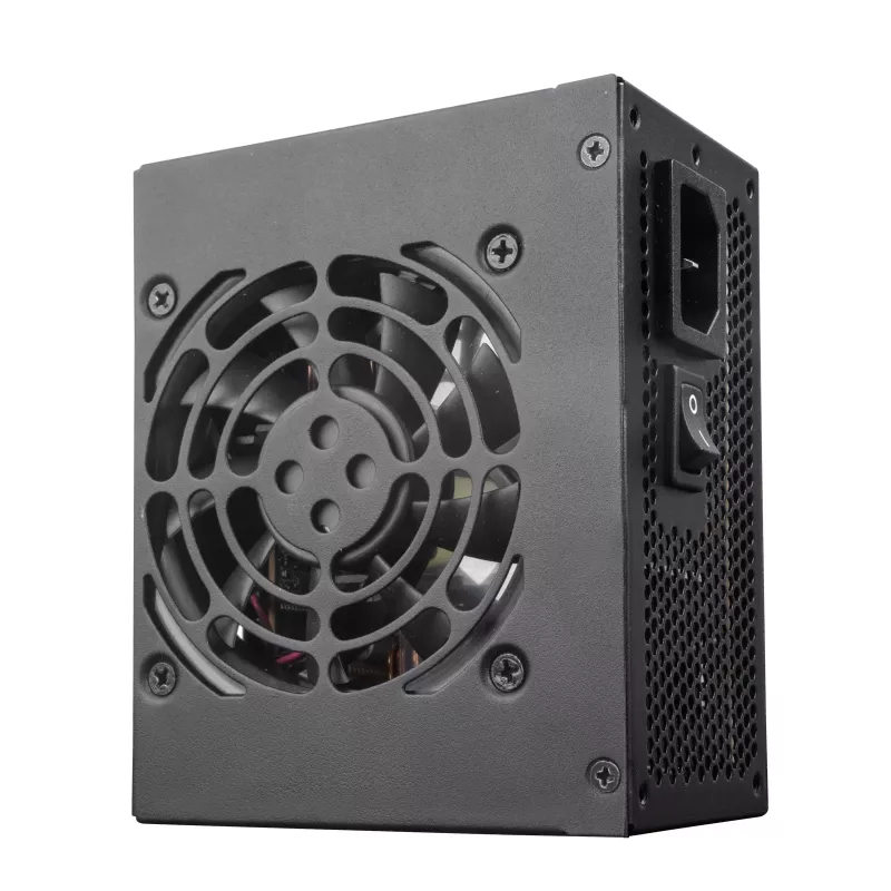 SilverStone SST-SX450-B - Maitinimo blokas (vidinis) - ATX12V 2.4/ SFX12V - 80 PLUS Bronze - AC 90-265 V - 450 W - aktyvus PFC - Juoda
