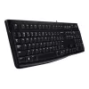 Desktop MK120, laidinis, USB, QWERTZ, juodas, pelė į komplektą įeina