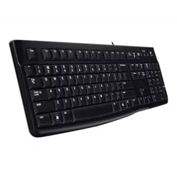 Desktop MK120, laidinis, USB, QWERTZ, juodas, pelė į komplektą įeina