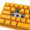 Ducky One 3 Mini Geltona klaviatūra, žaidimams, USB, QWERTY, US English