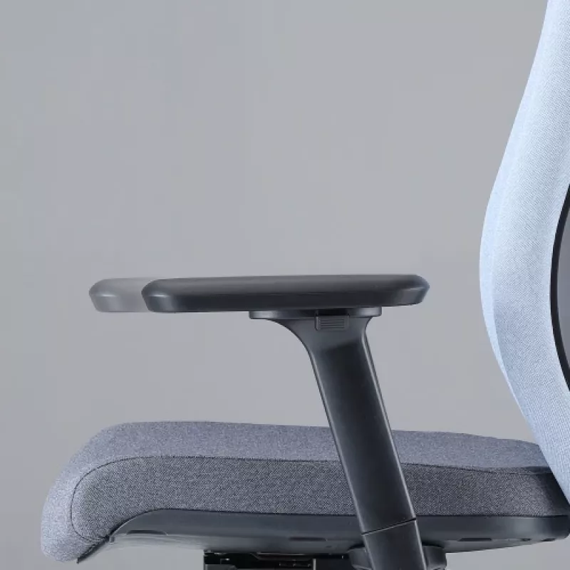 Up Up Athene ergonomic office chair Juoda, Pilka + Blue fabric