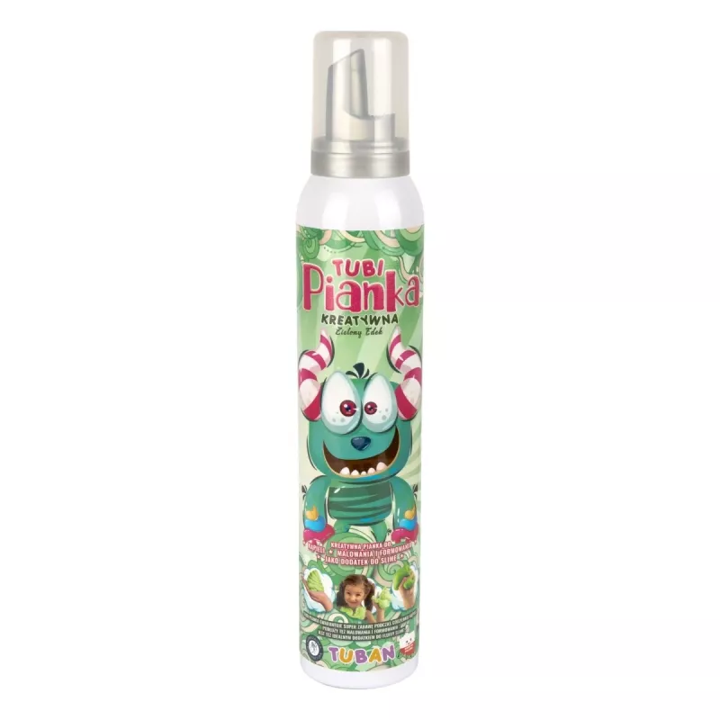 Vonios putų žaislas Tuban TUBI FOAM GREEN 200 ml berniukams ir mergaitėms