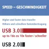 Hama 123900 kortelių skaitytuvas USB 3.2 Gen 1 (3.1 Gen 1) Juoda, Sidabrinė