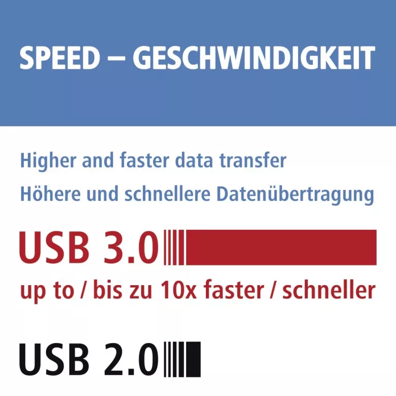 Hama 123900 kortelių skaitytuvas USB 3.2 Gen 1 (3.1 Gen 1) Juoda, Sidabrinė
