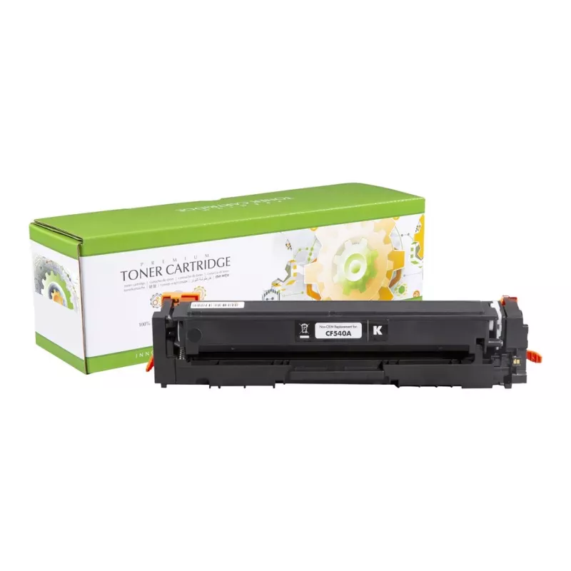 STATIC Dažų kasetė, suderinama su HP CF540A juoda suderinama 1.400 puslapių