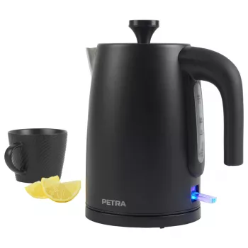 Elektrinis virdulys Petra 1,7 L 3 KW matinės juodos spalvos