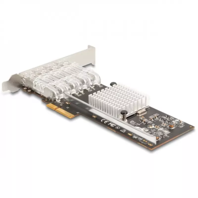 Delock PCI Express x4 Kortelė su 4 x SFP Lizdais Gigabitiniam LAN Intel i350 (88342)