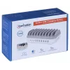 Manhattan Charging Station, 10x Ports: 3x USB-C (up to 18W PD) and 7x USB-A (up to 12W), 120W Total Output, White/Pilka, Three Year Warranty