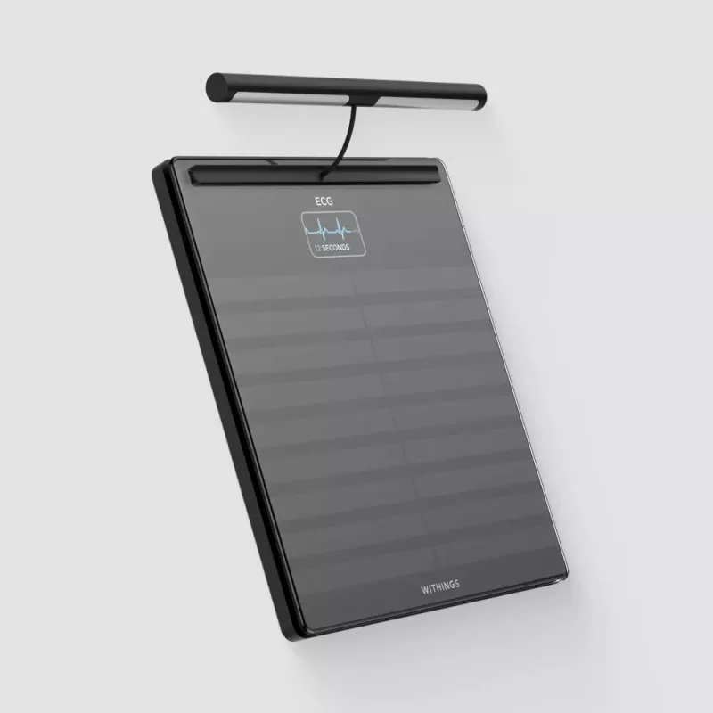 Withings BODY SCAN Square Juoda elektroninės asmeninės svarstyklės