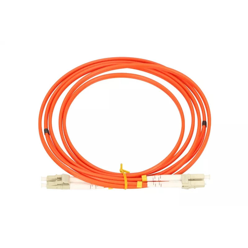 FTTH šviesolaidinis kabelis Extralink EX.3753 OM2 3 m LC–LC pilnas dvipusis, raudonas