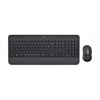 Logitech Signature MK650 Combo verslui belgiškas pilno dydžio belaidis klaviatūros ir pelės rinkinys